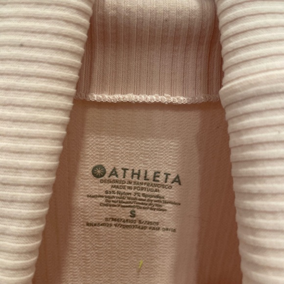 Athleta Pink Cowl Neck top - Picture 2 of 4